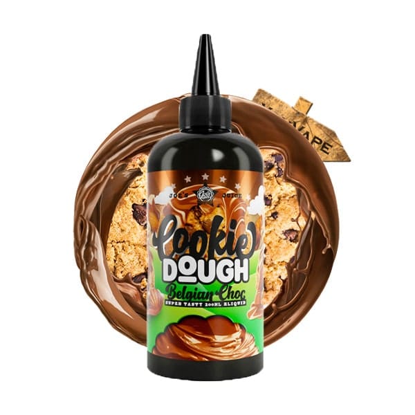 Le e liquide Belgian Choc 200ml est une pâte à cookie fourrée avec de délicieux morceaux de chocolat belge à l'intérieur et en pépites sur le dessus.