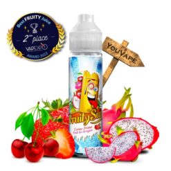 Le e liquide Cerise Fraise Fruit du Dragon de Fruity Sun est un mélange délicieusement fruité et frais reprenant les meilleurs fruits de l'été.