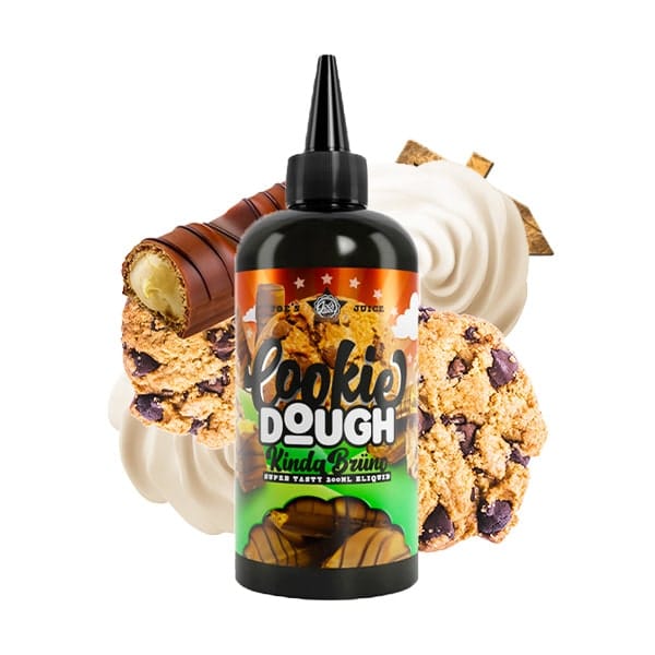 Le e liquide Kinda Bruno 200ml est une pâte à cookie recouverte d'une crème de noisette gourmande et de ses gaufrettes finement sucrées.