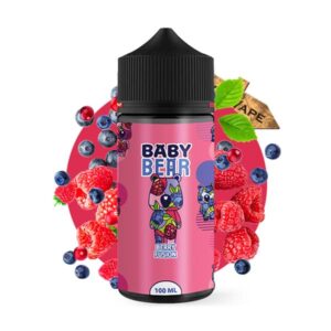 Le e liquide Berry Fusion 100ml de Baby Bear est la parfaite combinaison de saveurs avec une symphonie délicieusement fruitée et acidulée qui vous emmène dans un voyage sensoriel où la vivacité de la framboise s'entremêle avec la douceur des myrtilles.
