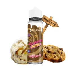 Le e liquide Ice Cream Cookie 50ml, de la gamme Wpuff par Liquideo, vous offre une douce crème glacée à la vanille accompagnée de son cookie.