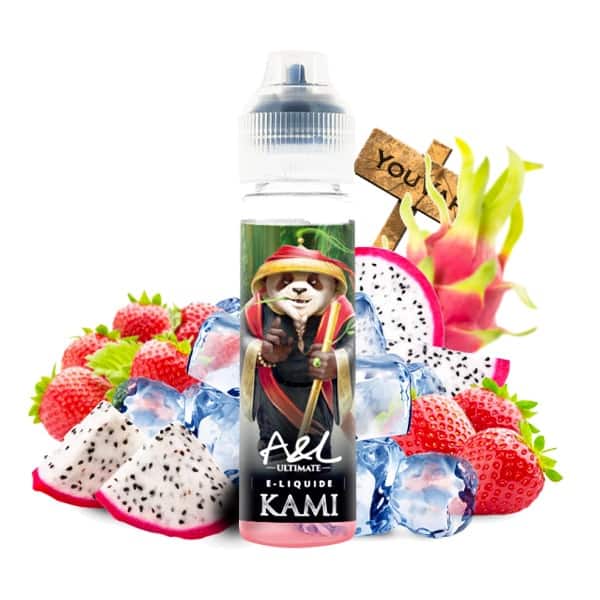 Le Kami est un e liquide, de la marque Arômes et Liquides, fruité aux saveurs de fraises et de fruit du dragon pour une alliance parfaitement fraîche.