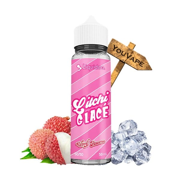 Le e liquide Litchi Glacé 50ml, de la gamme Wpuff par Liquideo, vous offre un mix fruité et frais de litchi, issu des wpuffs.