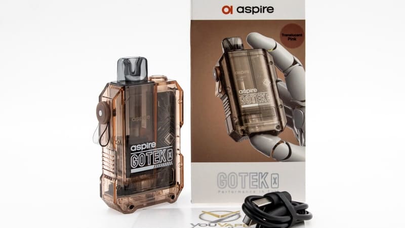 Contenu du coffret du pod Gotek X de Aspire