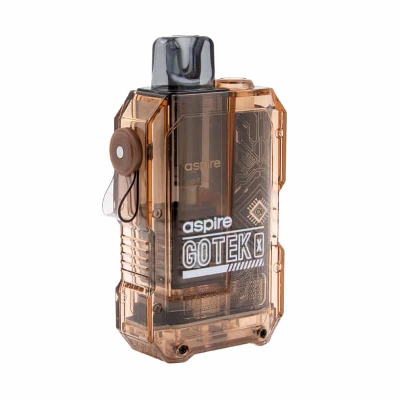 Original par son design translucide, le pod Gotek X vous offre une vapeur douce ou intense grâce à sa résistance de 0.80ohm et son réservoir de 4.5ml.