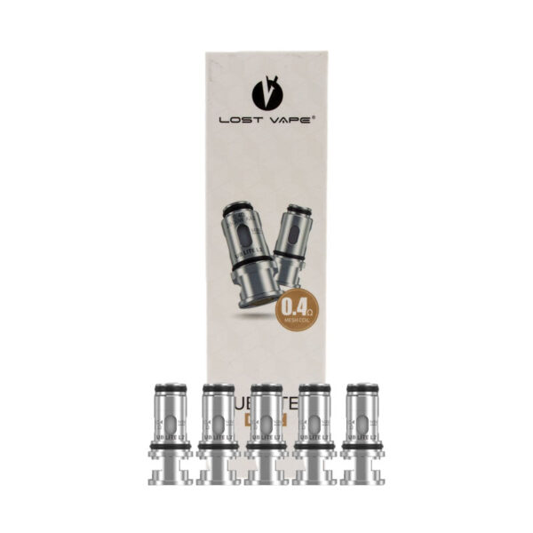 Pack de 5 résistances UB Lite de Lost Vape pour le clearomiseur UB Lite et le kit Thelema Mini. Basées sur un résistif en mesh, elles produisent une vapeur dense.