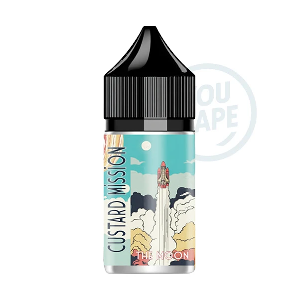 L’arôme concentré Custard Moon 30ml de Custard Mission est un délicieuse custard vanille accompagné de son caramel, un plaisir de gourmandise.
