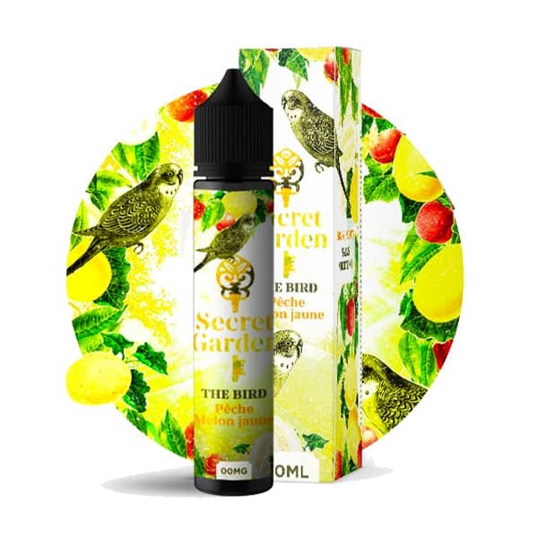 Le e liquide The Bird 50ml par Secret Garden est l'association parfaite entre un melon jaune et une pêche juteuse avec un effet frais puissant.