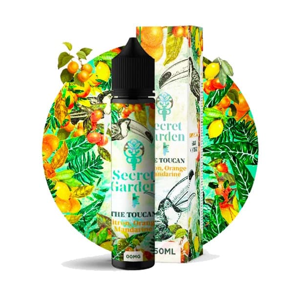 Le e liquide The Toucan 50ml par Secret Garden est un savoureux mélange d’agrumes composé de citron, d’orange et de mandarine bien frais.