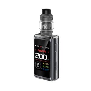 Kit Z200 vous offre tout : gros nuages en inhalation directe, puissance de 200w et superbe écran tactile couleur de 2,4", plus de 6cm.
