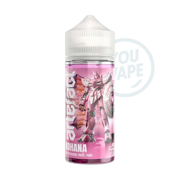 L'e-liquide Kohana 100ml par Artefact de Le French Liquide, vous invite à une aventure des saveurs où le pitaya et la fraise sont à l'honneur, promettant une expérience à la fois rafraîchissante et intense.