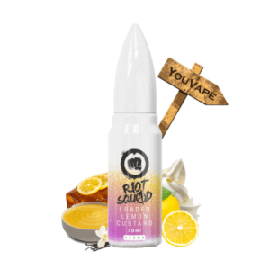 L'arôme Loaded Lemon Custard de Riot squad est un concentré qui vous offre une superbe crème custard rehaussée d'une pointe de citron acidulé.