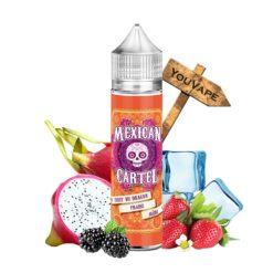 Le e liquide Fruit du Dragon Fraise Mure de Mexican Cartel est une douceur à la fois sucrée et acidulée avec une touche de fraîcheur pour le plaisir de vos sens.