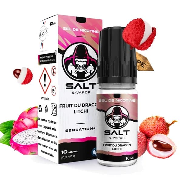 Le e liquide Fruit du Dragon Litchi Salt de chez French Liquide est l'association parfaite de ces 2 fruits délicats pour un pur moment de douceur fruité.