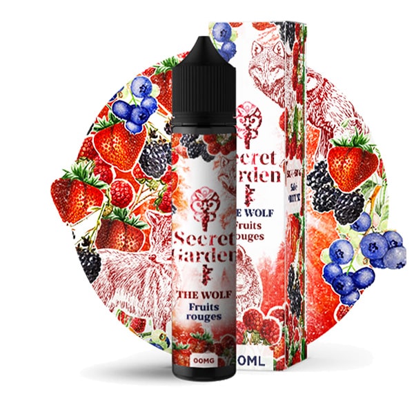 Le e liquide The Wolf 50ml par Secret Garden vous propose une montagne de fruits rouges sur son lit de glaçon pour une vape d'une fraîche et fruitée.