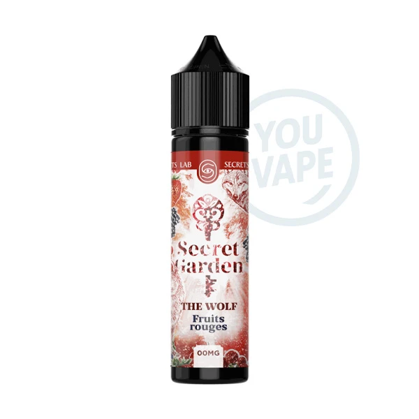 Le e liquide The Wolf 50ml par Secret Garden vous propose une montagne de fruits rouges sur son lit de glaçon pour une vape d'une fraîche et fruitée.