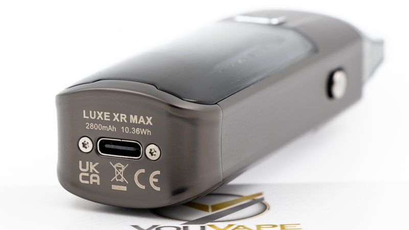 Avec sa batterie intégrée de 2800 mAh, le Pod Luxe XR vous offre une balle autonomie