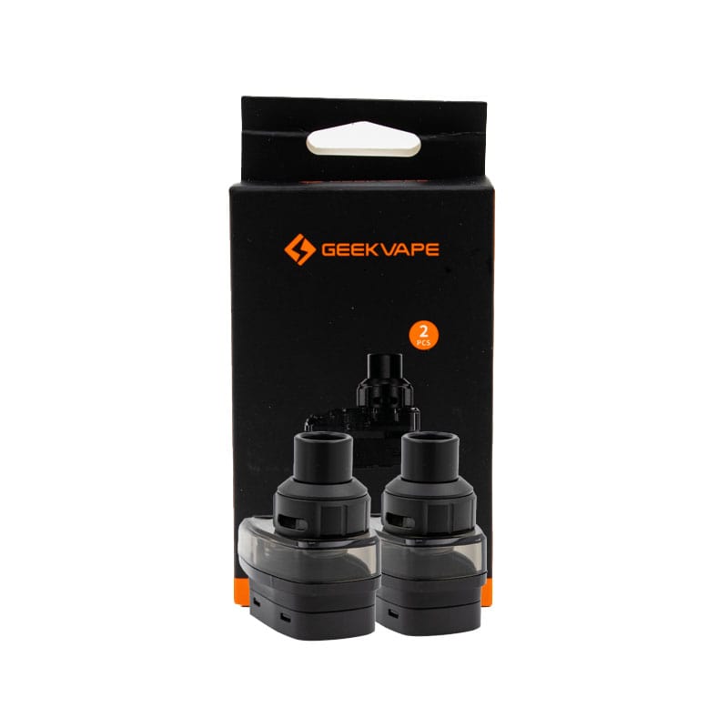 Pack de 2 cartouches de remplacement pour les Pods H45 et H45 Classic (ou Aegis Hero) de Geek Vape. Elles peuvent contenir 4ml de eliquide.