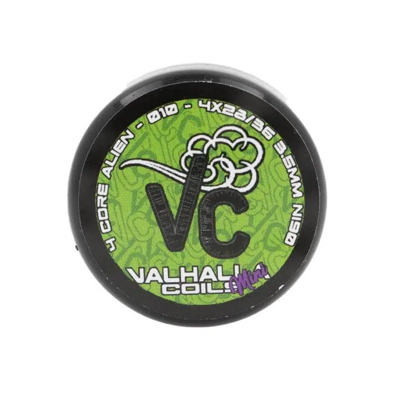 Taillés pour le cloud, pack de 2 Valhalla Mini Coils Quad Core Alien 6 spires en Ni90 de 0.10 ohm, à la mesure de Vaperz Cloud.