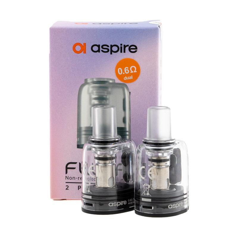 Lot de 2 cartouches Fluffi avec résistance de 0.60 ohm Dual mesh
