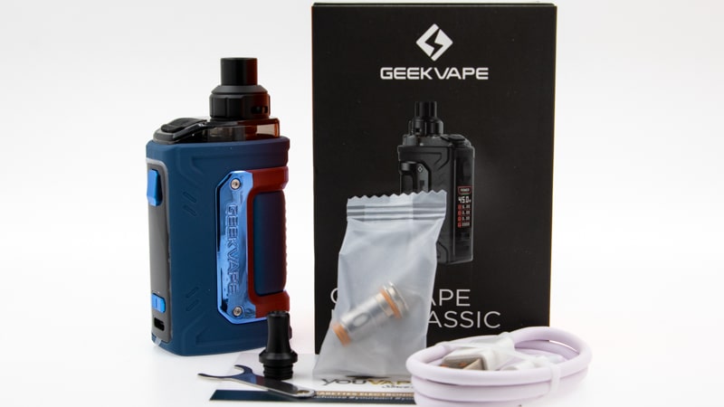 Contenu du coffret du pod Aegis Hero 3 - H45 Classic de Geekvape