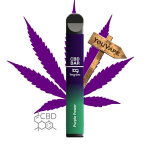La Puff Cbd Bar Purple Power de Tengrams vous offre une belle expérience de relaxation avec sa saveur de cannabis Purple Power, et sa puissante concentration de 8% de CBD (80mg/ml).