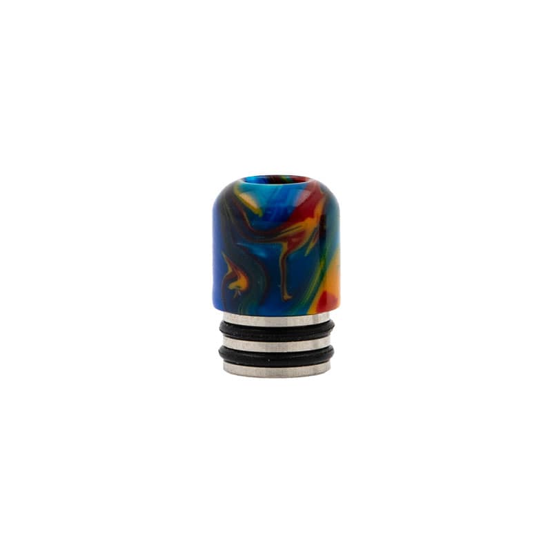 Drip Tip 510 Acier & Résine de la marque Française Pimp my Vape, adapté pour les atomiseurs au format 510, et livré avec 2 joints de rechange.