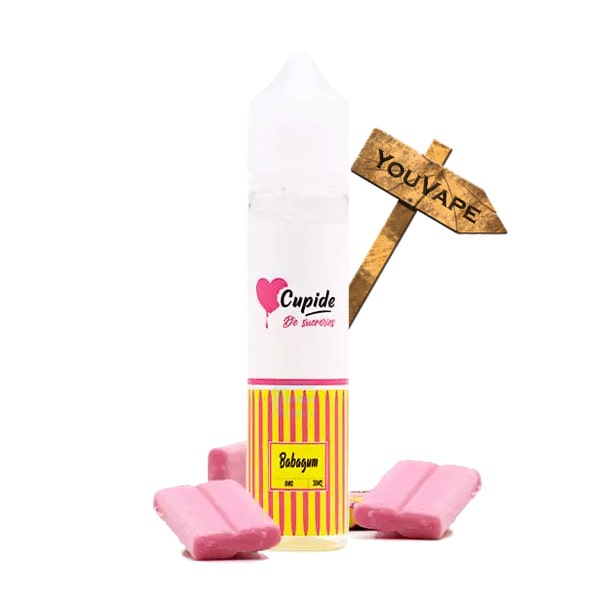 Le e liquide Babagum de Cupide est une saveur de chewing-gum Malabar. Retournez en enfance et faites les plus grosses possible.