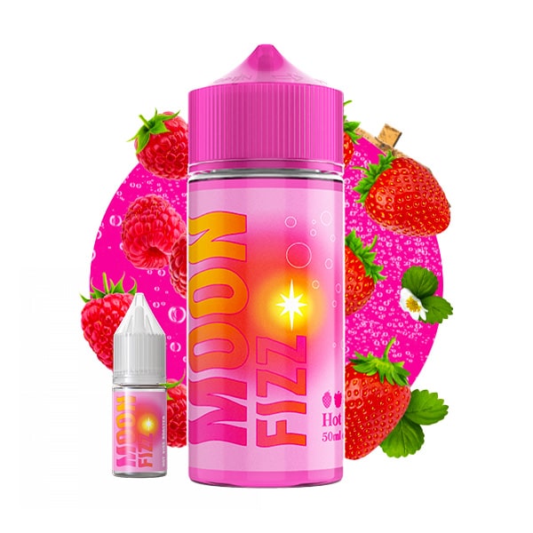 Le e liquide Hot Kiss 60ml par Moon Fizz vous plonge dans un océan de fraises juteuses, de framboises pétillantes et de fraîcheur exaltante. Un baiser torride qui éveillera tous vos sens.