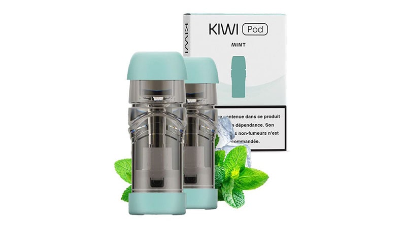 Cartouche pod Kiwi Préremplie à la menthe pour vapoter encore plus simplement