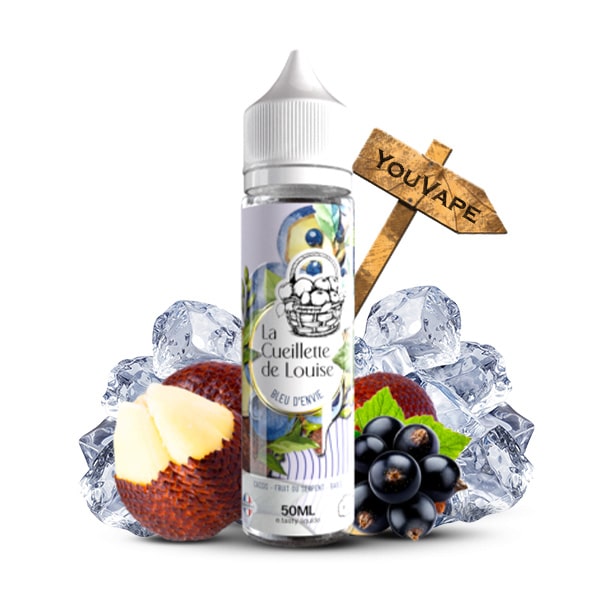 Le e liquide Bleu d'Envie - Hiver de la gamme La Cueillette de Louise par E.tasty vous propose de déguster un panier rempli de fruits. Il est composé de cassis, de baies rouges et de fruit du serpent avec une intense fraîcheur.