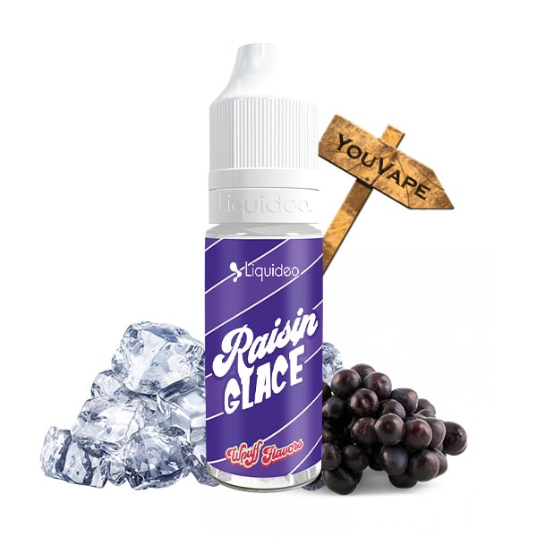 Redécouvrez la saveur raisin glacé que vous avez adorée dans votre Wpuff par Liquideo.