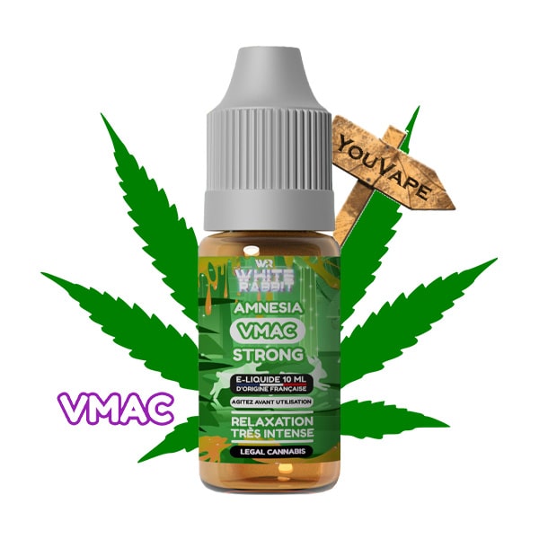 Le eliquide VMAC Strong Amnesia vous offre des sensations intenses et les saveurs de la variété de cannabis Amnesia, florale et légèrement acidulée.