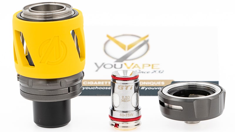 Vaporesso offre deux résistances dans son coffret, qui font partie de sa nouvelle série GTi