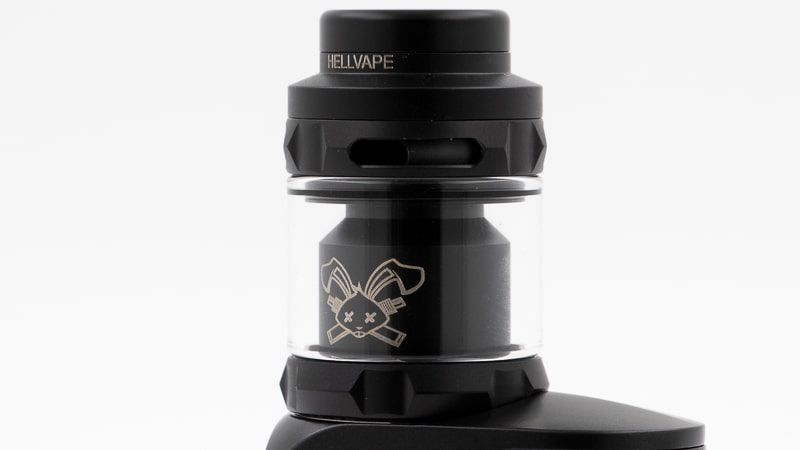 Le circuit d'air est clairement le point fort du Dead Rabbit Solo RTA. Situé sur le haut de l'atomiseur, il est bien sûr anti-fuite