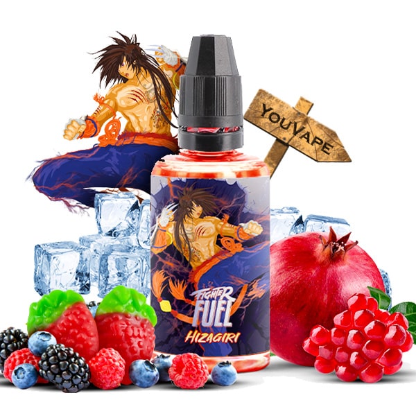 L'arôme concentré Hizagiri 30ml de la marque Fighter Fuel est Issu de l'école du dragon sacré, élevé par le 