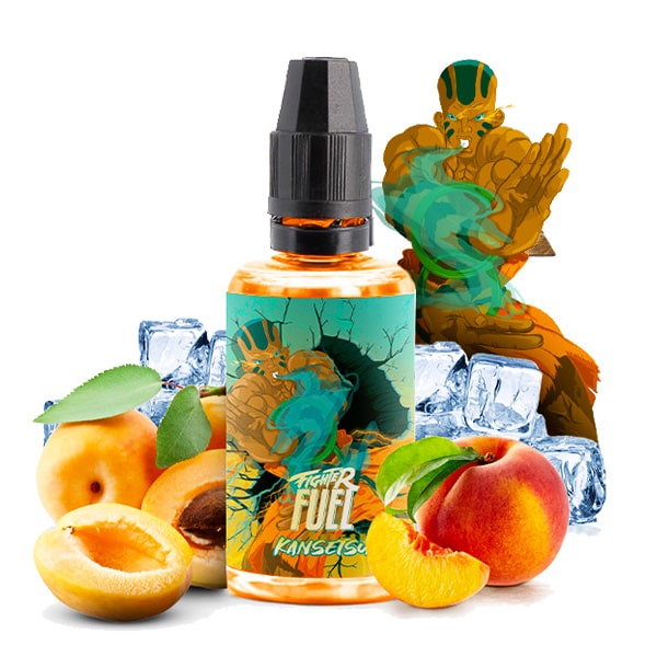 L'arôme concentré Kansetsu 30ml de la marque Fighter Fuel vous glacera le sang dès le début du round, vous y trouverez un mélange de pêches ainsi qu'un punch d'abricot.