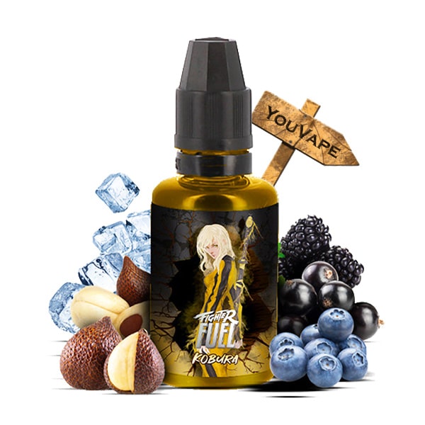 L'arôme concentré Kobura 30ml de la marque Fighter Fuel est un mélange de fruits noirs et de fruit du serpent bien frais qui se mélangent comme du venin dans votre réservoir.