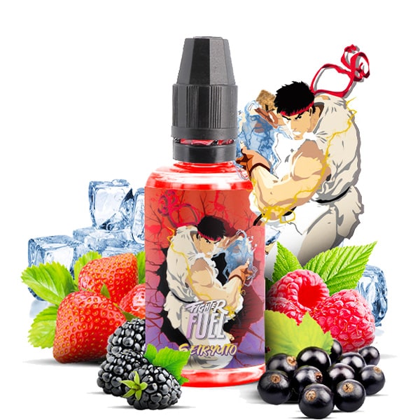 L'arôme concentré Seiryuto 30ml de la marque Fighter Fuel vous propose un entraînement traditionnel de fruits rouges des bois (Fraises,Mures,Framboises et Cassis), vous assurant une vape sucrée, avec une pointe d’acidité qui renforce le caractère rafraîchissant.