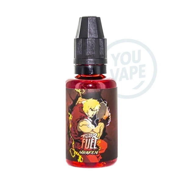 L'arôme concentré Uraken 30ml de la marque Fighter Fuel est un délicieux mélange de plusieurs variétés de fraises avec un soupçon d'arbouse fraîchement récolté .