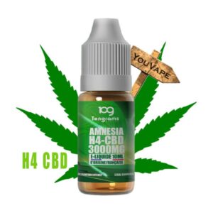 Le eliquide H4CBD 3000mg Amnesia de Tengrams vous offre des sensations intenses et les saveurs de la variété de cannabis Amnsesia, aux notes citronnées.