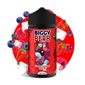 Le e liquide Fruits Rouges Givrés 200ml de Biggy Bear vous offre vous propose des saveurs sucrées et acidulées avec des fruits rouges et une belle fraîcheur givrée.