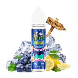 Le e-liquide Malotru Multi Freeze 50ml de Liquideo vous fait découvrir une saveur fruitée de citron et de myrtille avec une bonne dose de menthe.