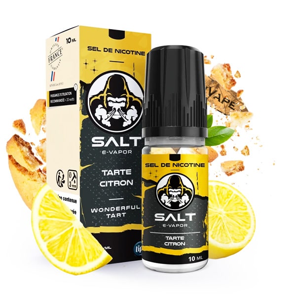 Le e liquide Tarte Framboise Salt de la gamme Wonderful Tart par Le French Liquide est une délicieuse tarte sablée à la saveur de citrons alliant sucrosité et acidité.