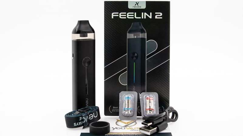 Contenu du coffret du pod Feelin 2 de Nevoks