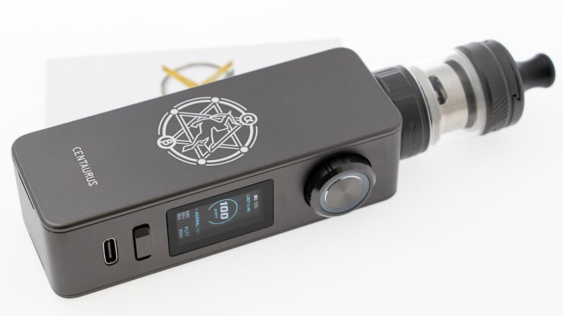 Avec sa box Centaurus M100, Lost Vape va à l'essentiel : un mode puissance intuitif, réglable du bout du doigt, dans un design sobre et réussi