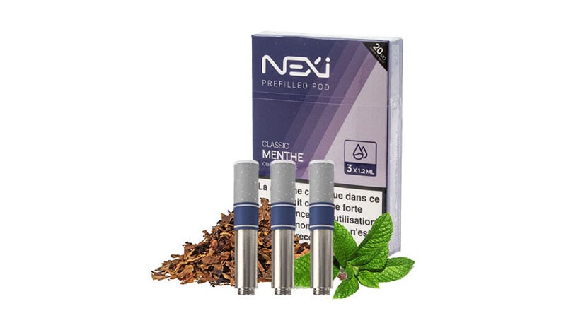 Pack de 3 cartouches pour la Nexi One de Aspire, qui propose 12 nuances de tabacs blonds secs ou parfumés, pour varier votre plaisir de vapoter