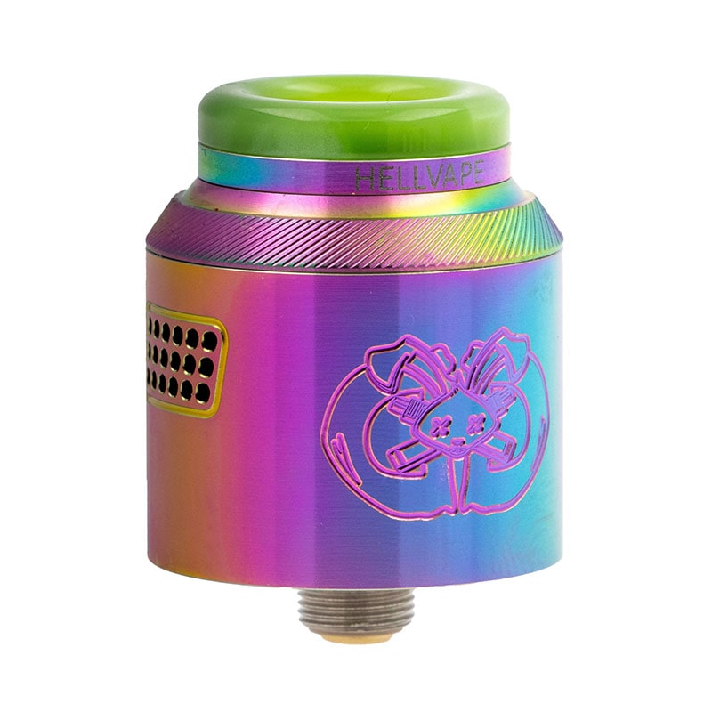 Avec le dripper compact Drop Dead 2 RDA, goûtez les meilleures saveurs en double coil et en tirage direct. Vapeur dense garantie.