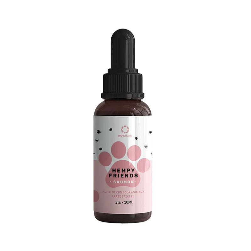 L'huile CBD pour Animaus 3% est une huile sublinguale parfumée pour plaire à votre animal de compagnie, composée de CBD large spectre.