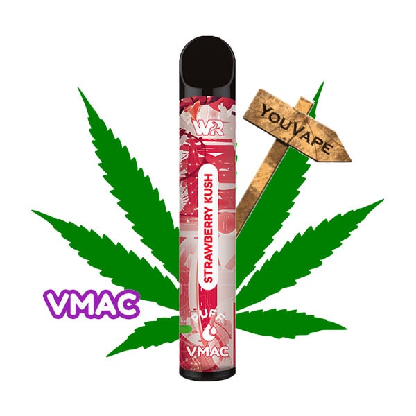 La Puff VMAC Strawberry Kush de White Rabbit vous offre des sensations intenses et les saveurs de la variété de cannabis Strawberry Kush, aux notes de fraise sucrée.